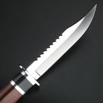 Rosewood handle fixed blade outdoor knife high hardness hunting knife