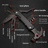 Multifunctional Pliers Multitool Claw Hammer Stainless Steel With Nylon Sheath