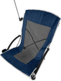 Beach Chair With UPF 50+ Adjustable Sun Shelter Recliner Ultralight