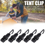 1/3/5pcs Black Tent Canopy Wind Rope Fixing Clips