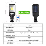 Solar Sensor Wall Light LED Waterproof Garden Street Lamp