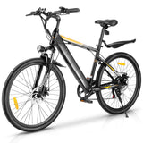 26inch Electric Mountain Bike Disc Brake Lithium Battery 7 Speed Gear