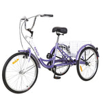 Adult 3-Wheel Bikes, 26 Inch Wheels Cruiser