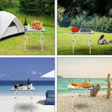 Durable Foldable Square Camping Table  70 * 70 * 70cm