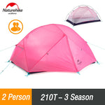 Naturehike Camping Tent 2 Person Ultralight Tent  Double Layer Waterproof Tent 3 Season