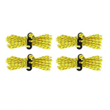 4x 4m Tent Paracord  Wind Rope Buckle High Reflective Parachute Cord