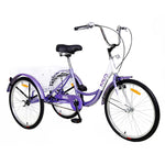 Adult 3-Wheel Bikes, 26 Inch Wheels Cruiser