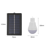 1-6PCS 5V 15W 300LM Portable Solar Power Outdoor Lamp; Low Power Consumption