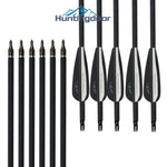 6pcs/12pcs Archery Mixed Carbon Arrow ; 6.2mm Spine