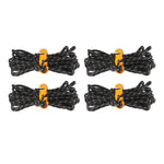 4x 4m Tent Paracord  Wind Rope Buckle High Reflective Parachute Cord