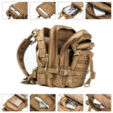 Military Tactical Backpack 1000D Polyester 30L 3P Softback  Waterproof Rucksack