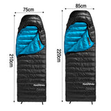 Naturehike Sleeping Bag CW400 Lightweight Goose Down Winter Sleeping Bag Ultralight