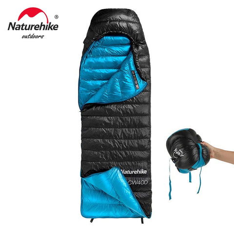 Naturehike Sleeping Bag CW400 Lightweight Goose Down Winter Sleeping Bag Ultralight