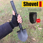 Manganese Steel Engineer Shovel; Folding Survival Spade; Camping Supplies