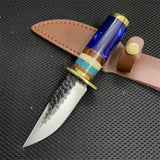 Forged High Hardness Pocket Knife; Outdoor Survival Hunting Tool EDC Bushcraft Swiss Army Fixed Blade Knife