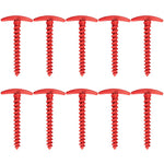 10pcs Tent Peg Outdoor Camping Trip Tent Nails Ground Nails Screw Stakes Plastic Sand Pegs Trip Beach Awning Stakes