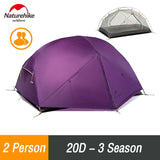 Naturehike Camping Tent 2 Person Ultralight Tent  Double Layer Waterproof Tent 3 Season