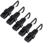 1/3/5pcs Black Tent Canopy Wind Rope Fixing Clips