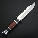 Rosewood handle fixed blade outdoor knife high hardness hunting knife