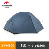 Naturehike  2 Person Camping Tent Ultralight 20D Nylon Backpacking Waterproof