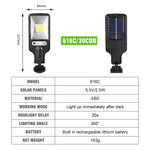 Solar Sensor Wall Light LED Waterproof Garden Street Lamp