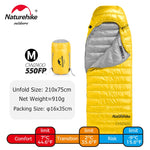 Naturehike Sleeping Bag CW400 Lightweight Goose Down Winter Sleeping Bag Ultralight