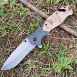 WOOD Handle Folding  Utility Knife Good for Hunting Camping