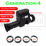 Megaorei 4A Integrated Night Vision Scope Built-in 850nm Infrared Flashlight