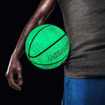 Reflective Basketball Street Basketball Game Glowing Basketball Durable Leather Basketball