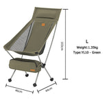 Naturehike YL10 Folding Moon Chair Compact Leisure Backrest