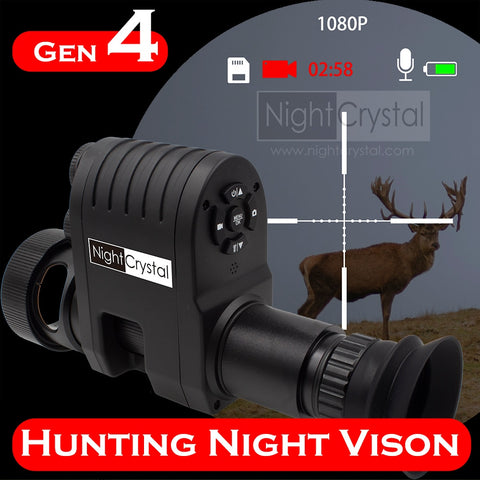 Megaorei 4A Integrated Night Vision Scope Built-in 850nm Infrared Flashlight