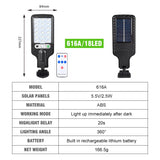 Solar Sensor Wall Light LED Waterproof Garden Street Lamp