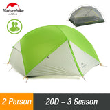 Naturehike Camping Tent 2 Person Ultralight Tent  Double Layer Waterproof Tent 3 Season