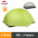 Naturehike Camping Tent 2 Person Ultralight Tent  Double Layer Waterproof Tent 3 Season