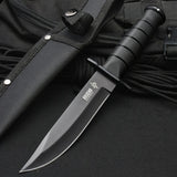 Small Straight Knife Fruit Knife Outdoor survival knife black handle