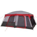 12-Person Cabin Tent, With Convertible Screen Room, Outdoor Large Family Camping Tents