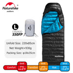 Naturehike Sleeping Bag CW400 Lightweight Goose Down Winter Sleeping Bag Ultralight