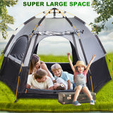 270*270*150cm Automatic Camping Tents Double Layers Large Family Tent Waterproof